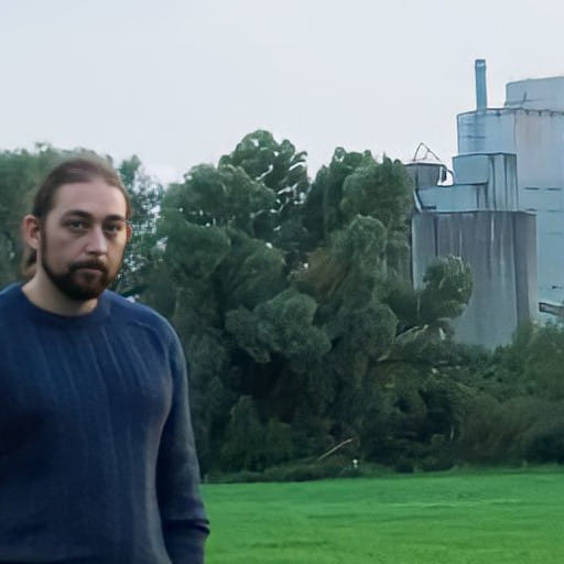 Ruairi Fahy, People Before Profit representitive for Limerick City North, stands outside the Irish Cement plant following the upholding of a licence to burn tyres by the high court.